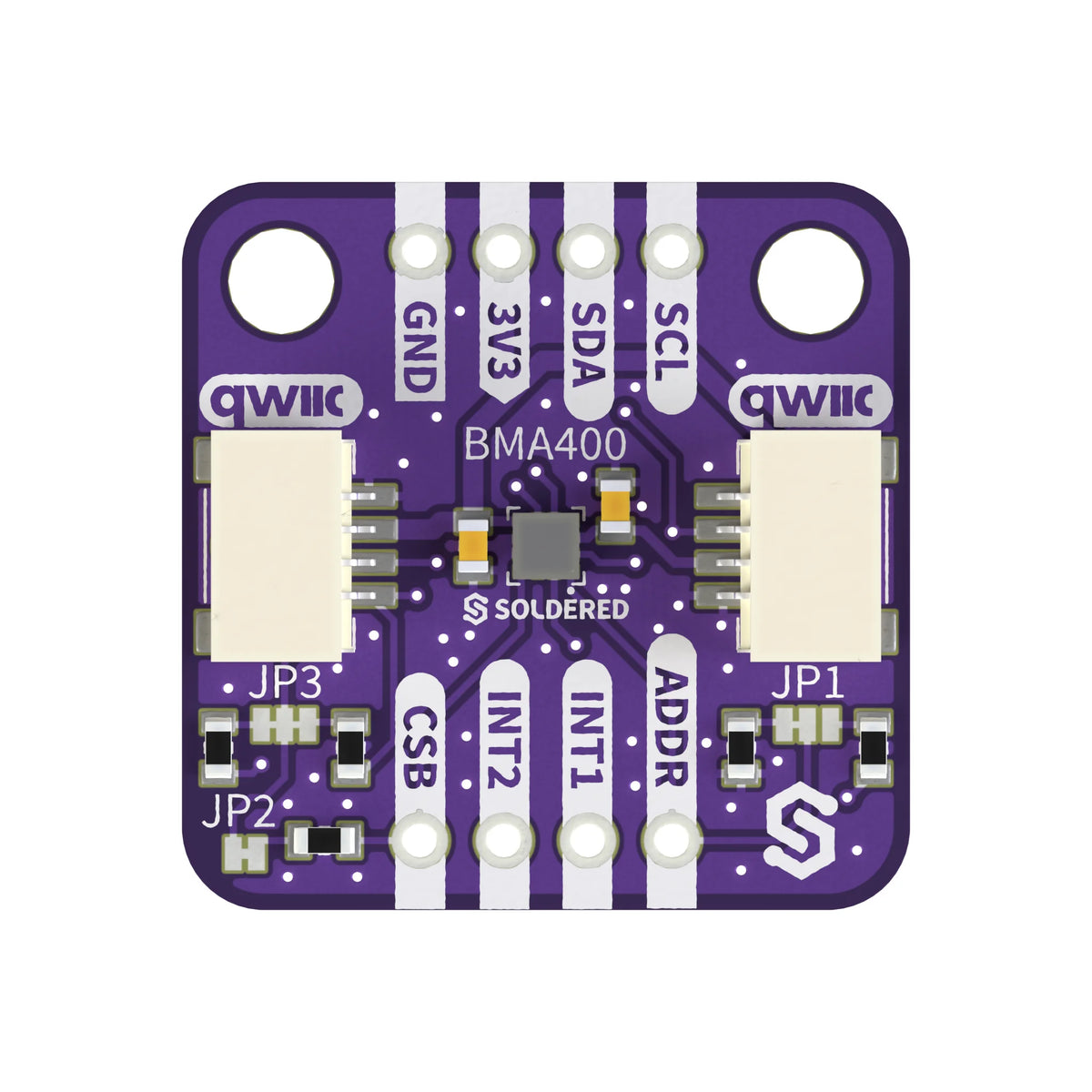 Soldered Ultra-Low-Power Accelerometer BMA400 Breakout