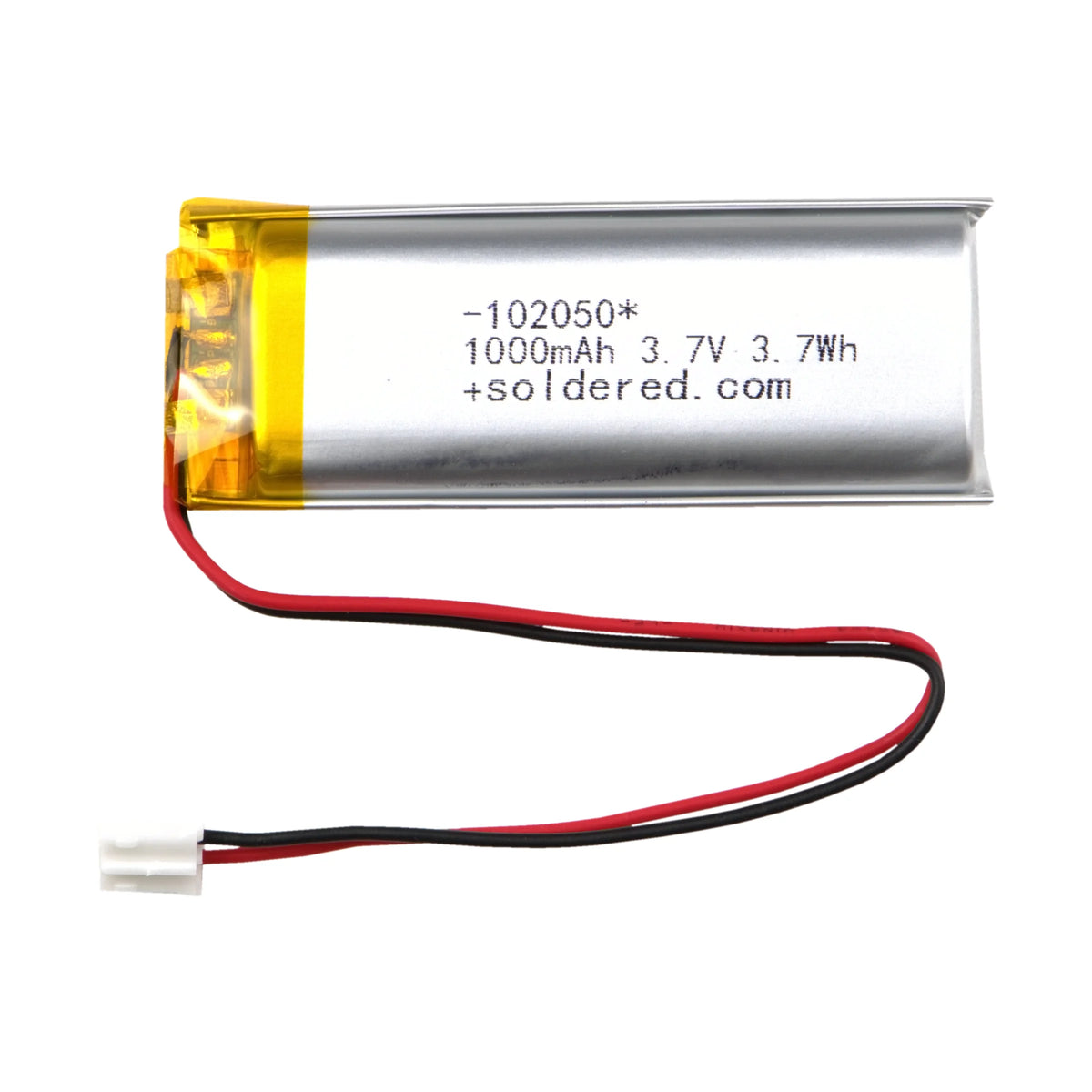 Li-Po baterija 1000mAh 3.7V 102050 JST