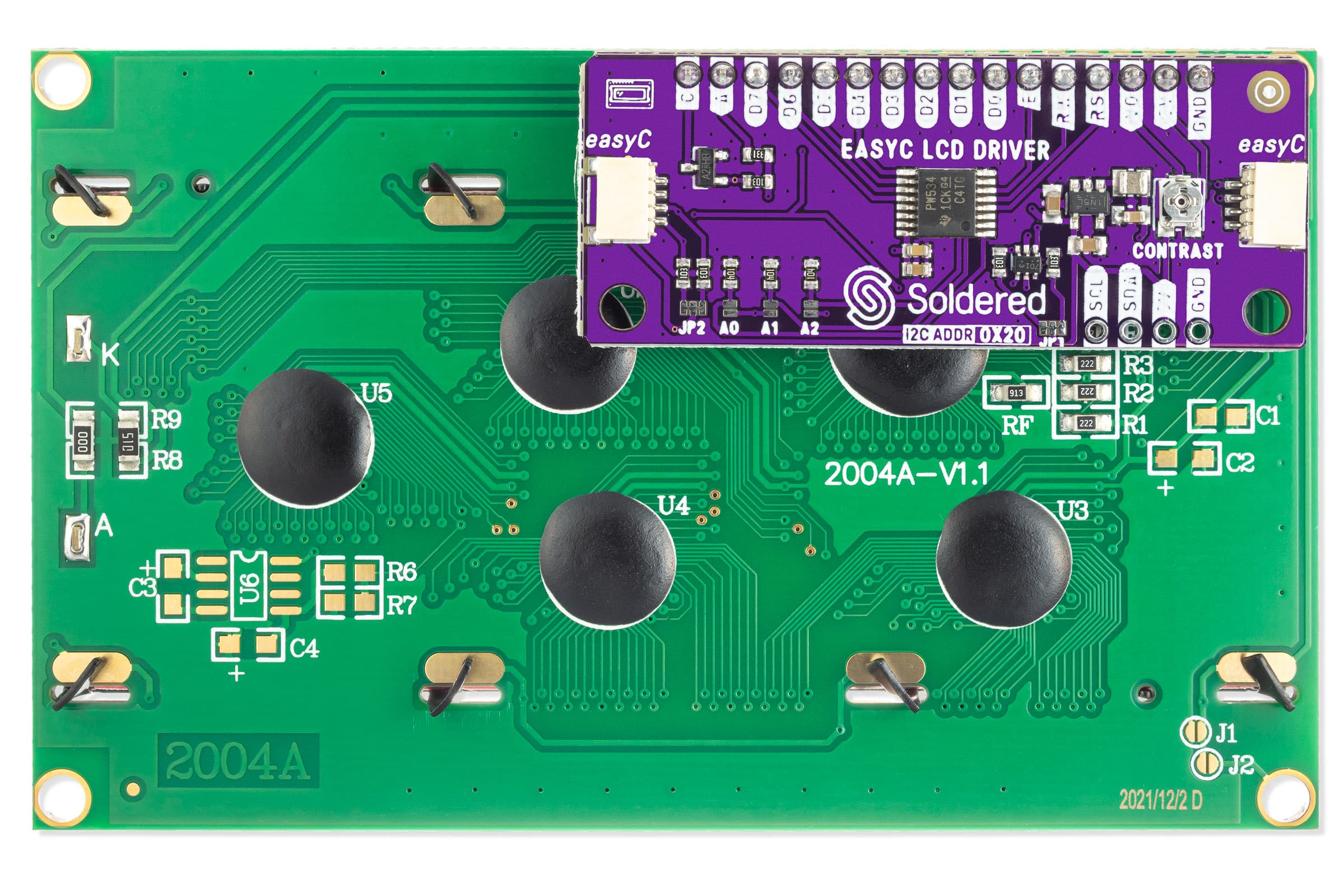 LCD display I2C white/blue