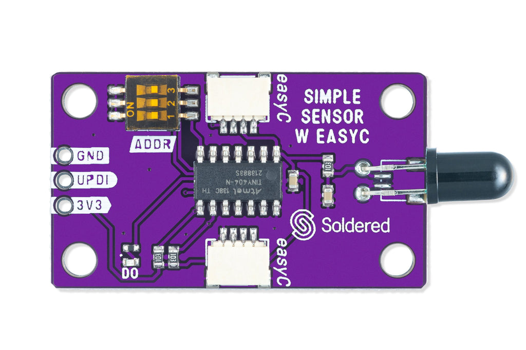Simple fire sensor with Qwiic
