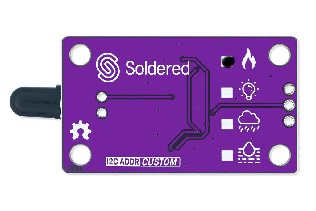 Simple fire sensor with Qwiic