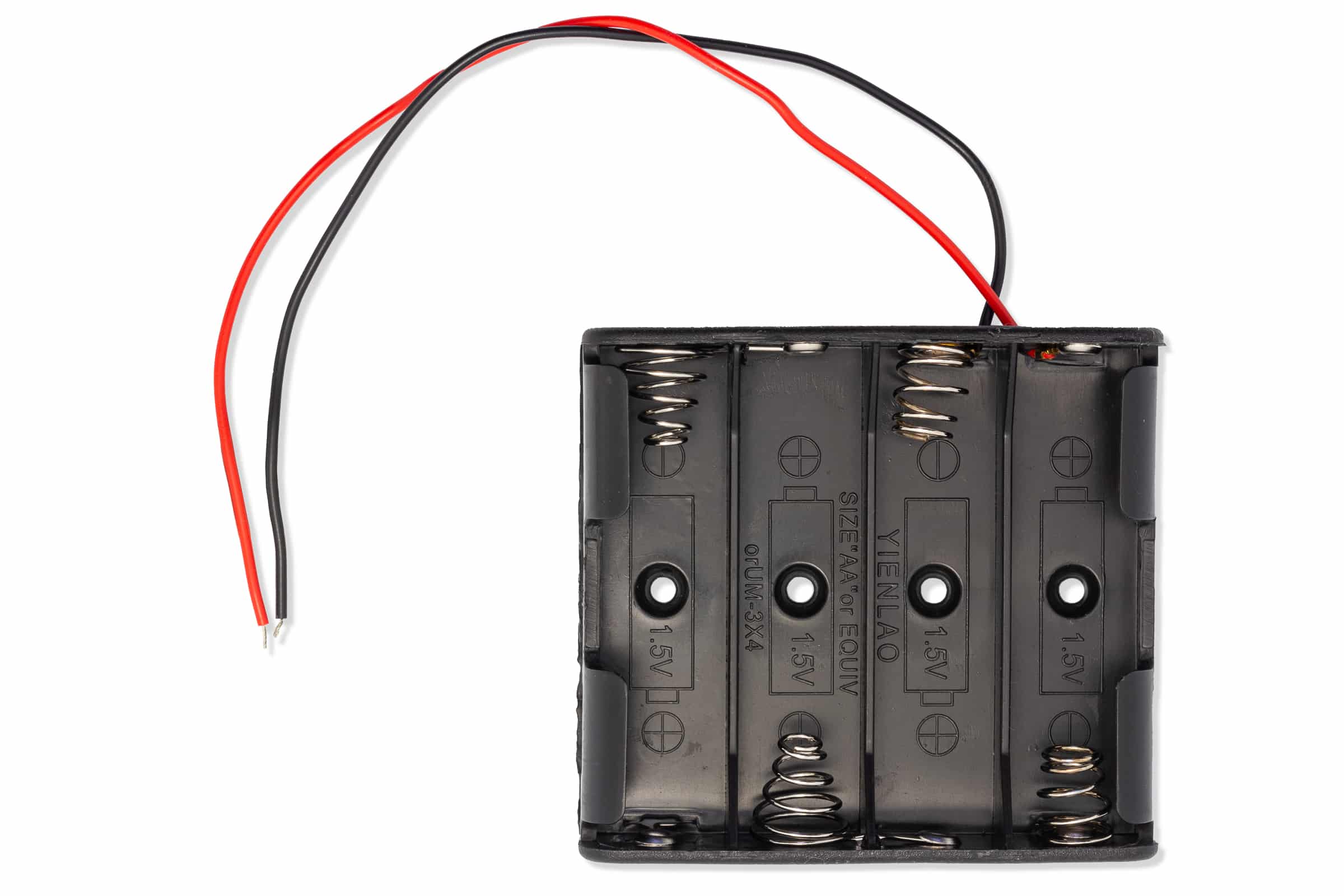 4xAA battery holder-Batteries