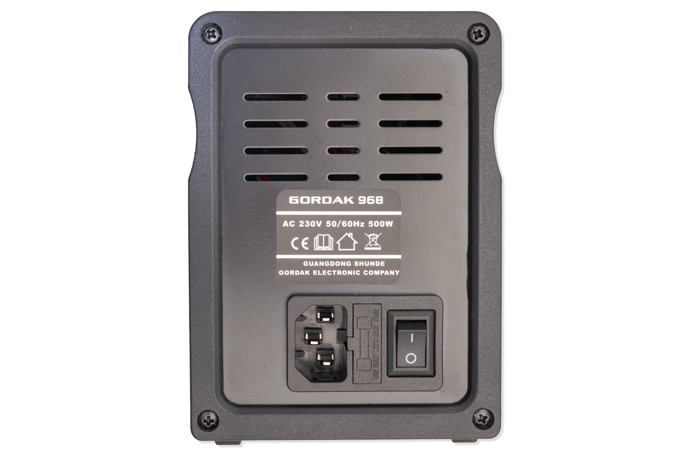 Soldering station with hot air