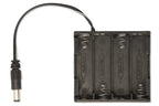 8xAA battery holder with DC connector-Batteries