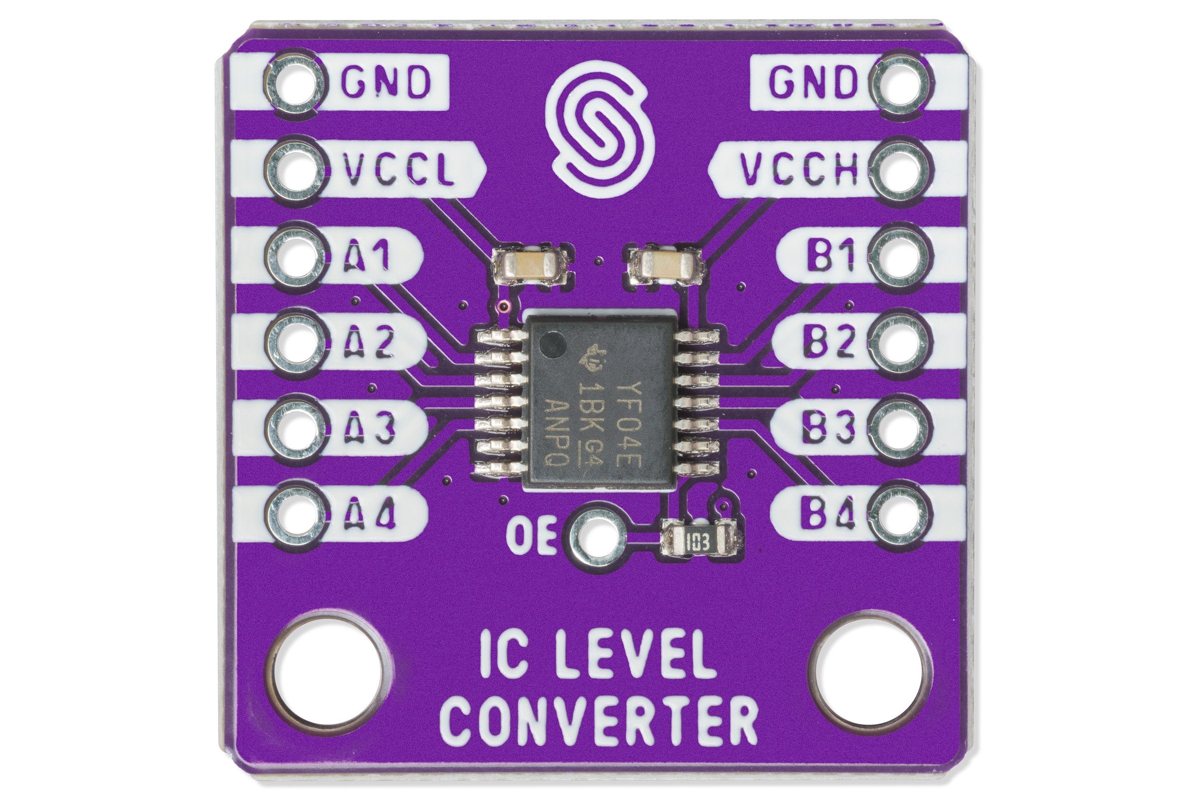 Logic level converter I2C TXS0104 breakout-Kommunikation
