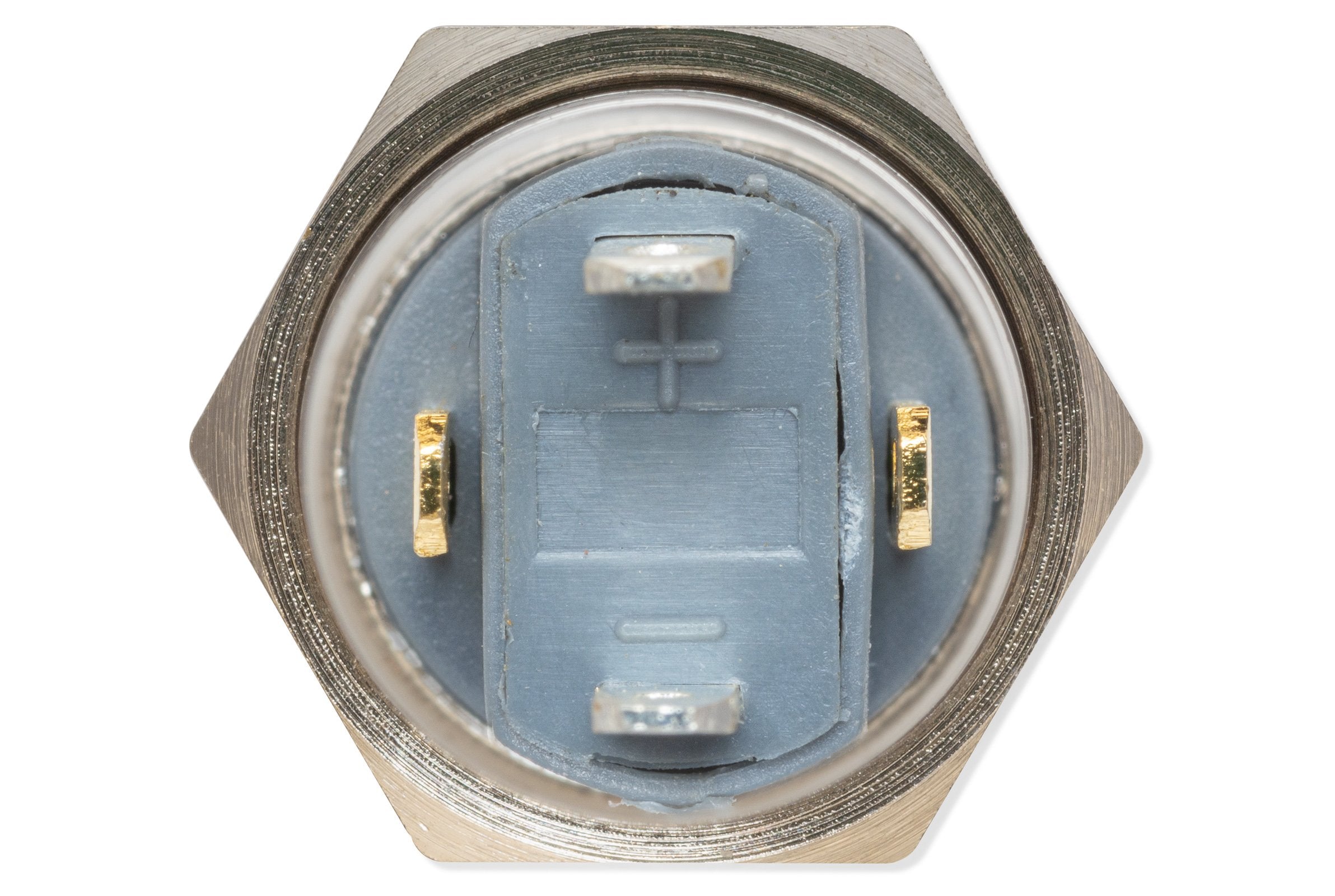 Panel switch, 12mm, white lighting