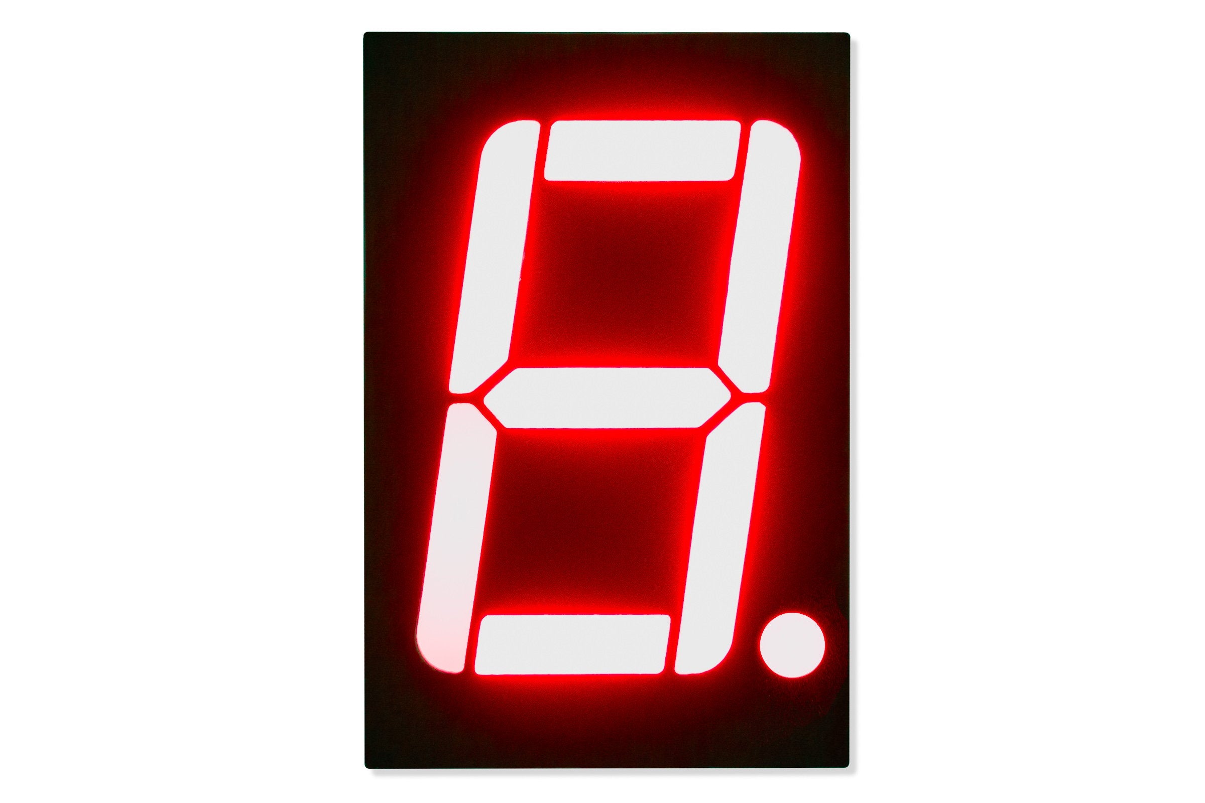 1x LED 7-segment display, common anode