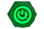 Panel pushbutton, 12mm, green lighting-Components