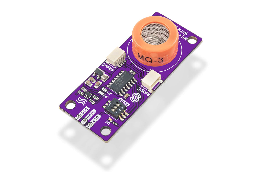 Alcohol, Ethanol sensor MQ3 breakout with easyC-easyC ecosystem