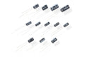 Set of electrolytic capacitors, 120 pieces-Capacitors
