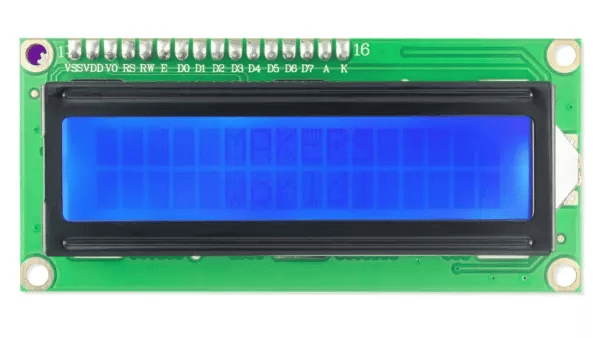 LCD display 16x2 I2C white/blue-easyC ecosystem