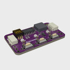 Soldered Button, LED & Buzzer Board with Qwiic