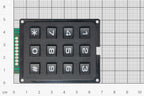 Matrix keyboard 3x4-Input devices