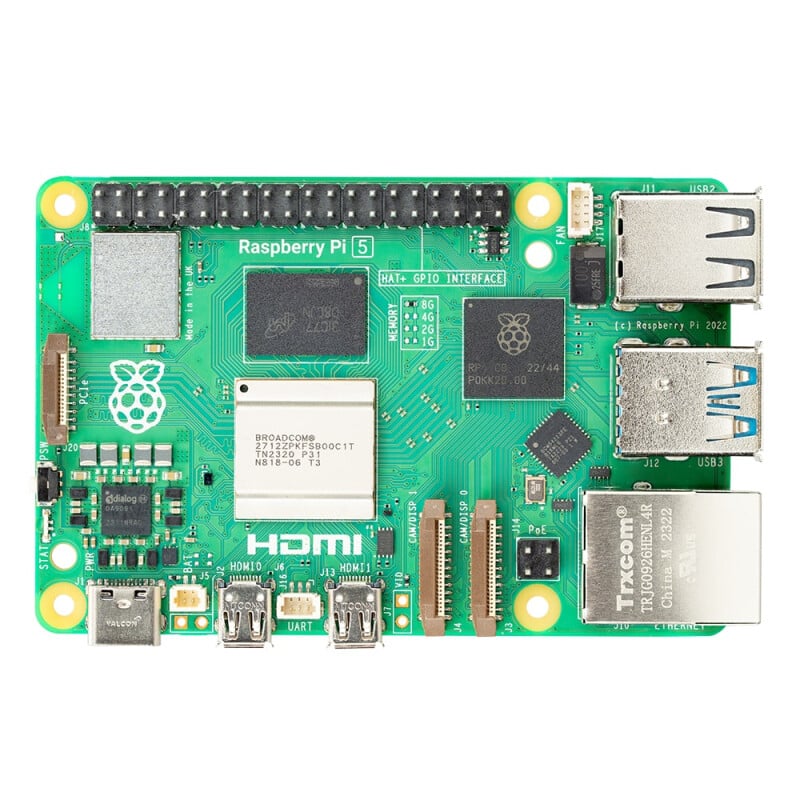 Raspberry Pi Contains Raspberry Pi 5 4GB RAM High-Performance Single Board Computer ...