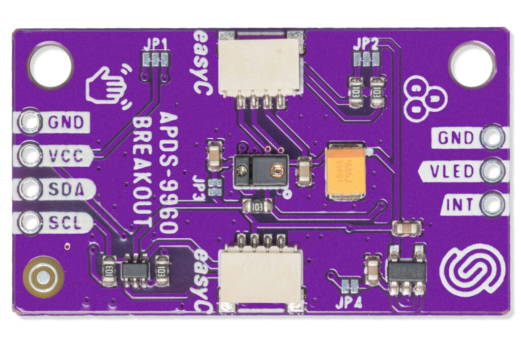 Color and gesture sensor APDS-9960 breakout