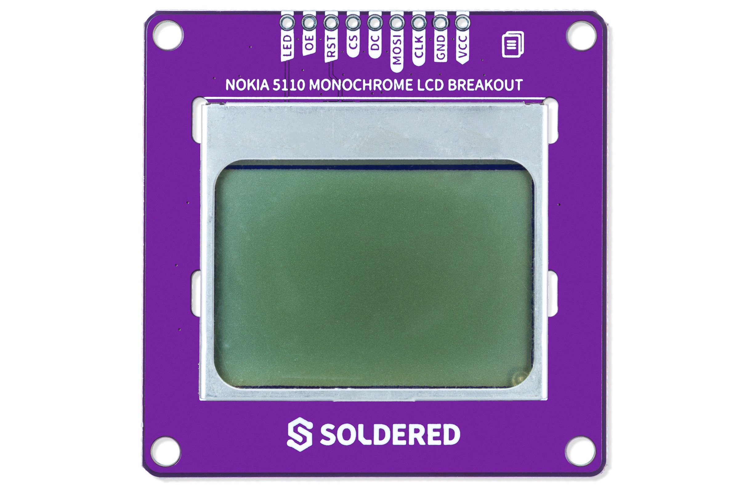 Nokia 5110 monochrome LCD breakout-Actuators-display