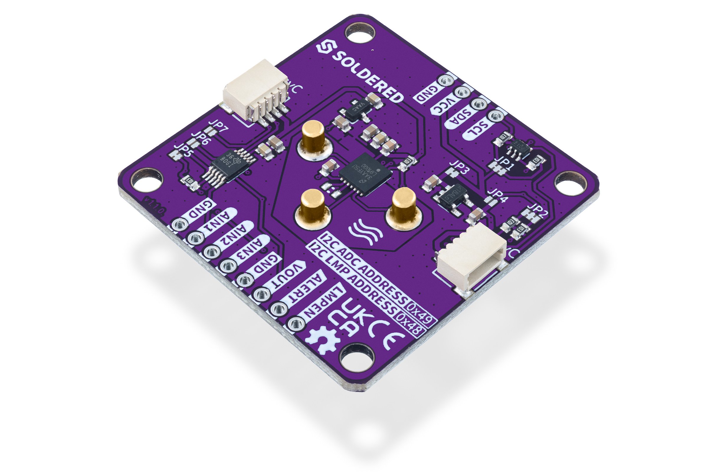 High precision electrochemical NO₂ gas sensor breakout-easyC ecosystem
